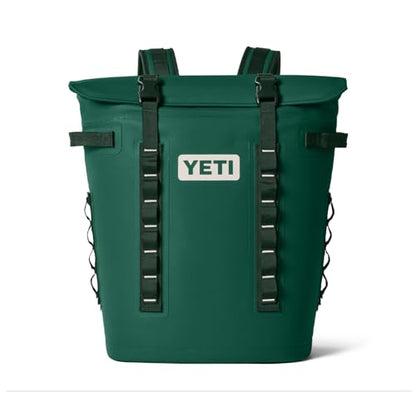 YETI Hopper M Series Backpack Soft Sided Coolers with MagShield Access - color: Black Forest Green, size: M20