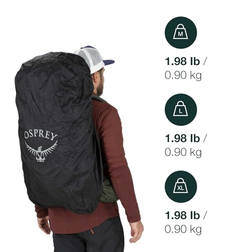 Osprey Ultralight Raincover for Backpack - color: Black, size: Medium