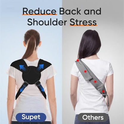Supet Dog Sling Carrier, Hands Free Adjustable Puppy Pouch Carrier, Soft Wearable Pet Front Bag for Dachshund & Teacup Dogs, Anti-Anxiety Chest Carrier with Back Pain Relief (Black, Regular) - color: Black, size: Regular ( 4 - 14Lbs )