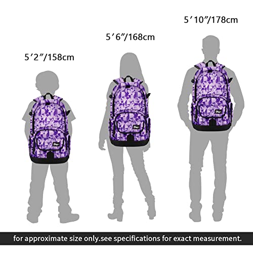rickyh style School Backpack Travel Bag for Men & Women Lightweight College Back Pack with Laptop Compartmen - color: 04fzi