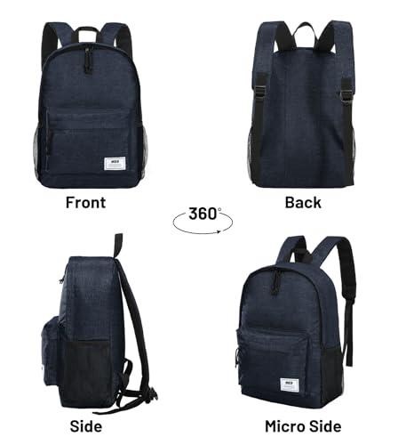 MIER Insulated Backpack Cooler Small Leakproof Lightweight Cute for Women Men to Work, Picnics, Camping, Park Day Trips, 15 L - color: Dark Blue