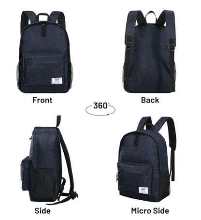 MIER Insulated Backpack Cooler Small Leakproof Lightweight Cute for Women Men to Work, Picnics, Camping, Park Day Trips, 15 L - color: Dark Blue