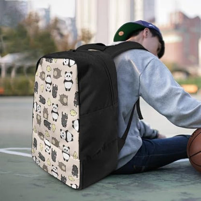 Basketball Backpack With Separate Ball Compartment And Shoes Fit Basketball Volleyball Football - color: Cute Animals