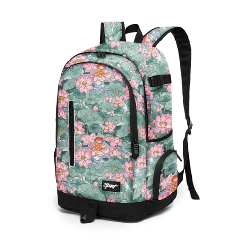rickyh style School Backpack Travel Bag for Men & Women Lightweight College Back Pack with Laptop Compartmen - color: 01hh