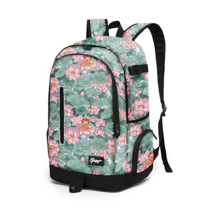 rickyh style School Backpack Travel Bag for Men & Women Lightweight College Back Pack with Laptop Compartmen - color: 01hh