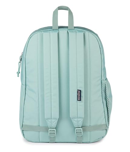 JanSport Cross Town Plus Backpack - Large Main Compartment, Side Water Bottle Pocket, 15-Inch Padded Laptop Sleeve - Faded Sage - color: Faded Sage