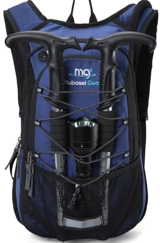 15L Insulated Hydration Backpack Pack with 2L Water Bladder Lightweight Hiking Backpack Bag for Women Men Daypack for Hiking Running Festival Camping Biking