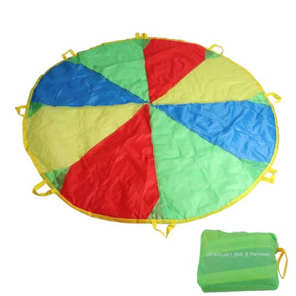 Parachute, Parachute For Kids 1.8m Sack Rainbow Umbrella Kids Play Parachute Sport Activity Game Accessory