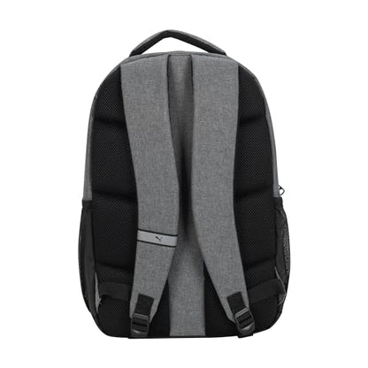 PUMA Prose Backpack with Padded Adjustable Straps, Laptop Sleeve & Water Bottle Pockets, Grey, One Size - color: Grey, size: One Size