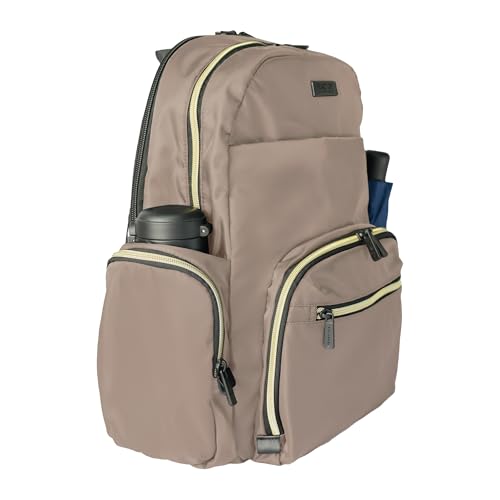 Kenneth Cole REACTION Sophie Backpack, Taupe, 15" Laptop - color: Taupe, size: 15" Laptop without Carry-On