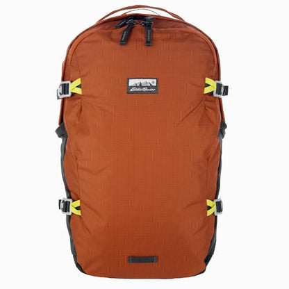 Eddie Bauer Nomad Backpack with Compression Straps and Hydration/Laptop Compatible Sleeve - Sienna, 28L - color: Sienna, size: 28L