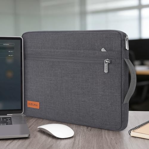 KIZUNA Laptop Sleeve Case 13-13.3 inch Water Resistant for 14" MacBook Pro M4/14 ThinkBook 14 Gen 8/14" ThinkPad X9 14/14" Yoga Slim 7/14.5" XPS 14/Latitude 5450/New Precision 3490 - color: Dark Grey, size: 13-13.3 Inch / 14" Lenovo ThinkPad X1 Carbon