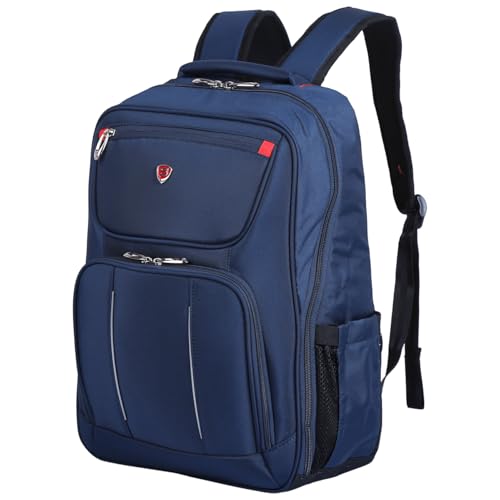 SAKOS Turbo 15.6 inch Laptop Backpack, Professional Travel Backpack Carry on Flight - TSA Approved, Water Resistant Luggage Backpack for Men & Women, College Backpack with Laptop Compartment - Blue - color: 5. Turbo - Blue