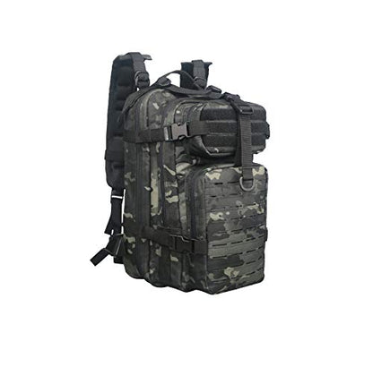 Lightning X Stocked EMS/EMT Trauma & Bleeding First Aid Responder Medical Backpack + Kit (Black Camo) - color: Black Camo