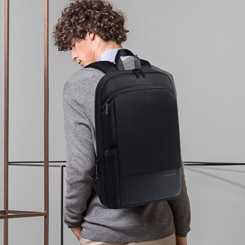 BANGE Slim Laptop Backpacks 17.3inch,Expandable Business Work Backpack for Men and Women (Large