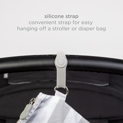 Ubbi On-the-Go Changing Mat with Carrying Bag, Soft and Comfortable Diaper Bag Accessory Must Have for Newborns, Easy to Clean, Portable Changing Pad, Gray - size: One Size, style: Gray Changing Mat & Bag
