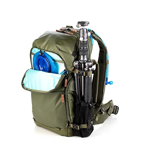 Shimoda Explore v2 30 Starter Kit, Mid-Size Outdoor Photography Travel Backpack w/Medium Mirrorless Core Unit, Carry-On Ready Adventure Pack, Anti-Theft Camera Access, 16" Laptop Sleeve, Army Green