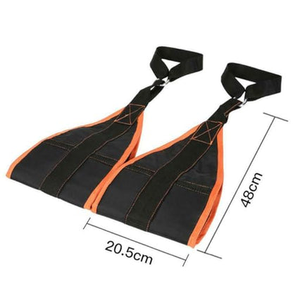 Professional Gym Ab Straps Hanging Ab Slings Fitness Accessory with Adjustable Suspension for Home Abdominal Training and Workout Equipment