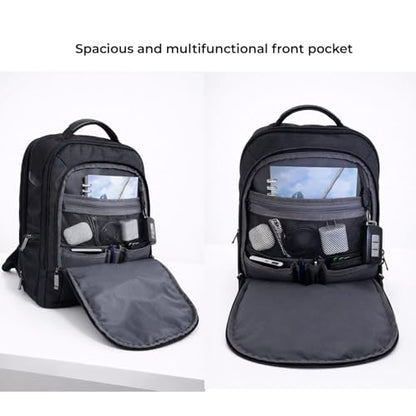 TREKON Classic Laptop Backpack, Durable Waterproof Fabric, 15.6" Laptop Compartment, TSA-Friendly Design, for Work, Office, Commuter & College, Casual Daypack