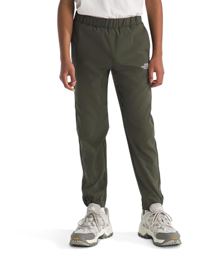 THE NORTH FACE Boys On the Trail Hiking Pant | Sweat-wicking Athletic Pants With Water-repellent Finish - color: New Taupe Green/Silver Reflective, size: Medium