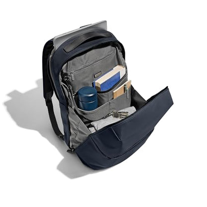 Away The Everywhere Zip Backpack - Personal Item Airline Approved Backpack with 16” Padded Laptop Sleeve, Water Bottle Pocket, Interior and Exterior Pockets - Fits Up to 16-Inch Laptops - Navy Blue - color: Navy Blue