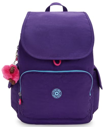 Kipling Women's City Pack Backpack, All-Day Versatile Daypack - color: Vip Purple