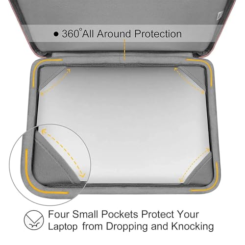 MOSISO Compatible with MacBook Air 15 inch Case M5 2026 M4 2025 M3 2024 M2 2023 A3448 A3241 A3114 A2941, Plastic Hard Shell Case&Puffy Sleeve Bag&Keyboard Skin&Webcam Cover&Screen Film, Pink - color: Pink