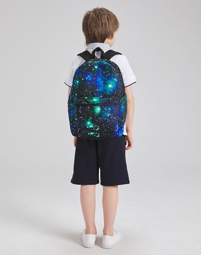 Unisex TrendyMax Galaxy Pattern Grade Backpack for Elementary Kids (Galaxy 110) - color: Galaxy 110