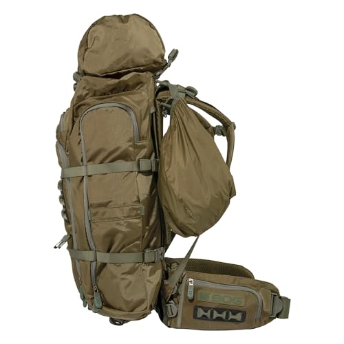 BOG Inception Backpack Frame and Helix Pack with Lightweight Design, YKK Zippers, Durable Build for Hunting, Backpacking - style: Inception-helix 6000 M/L (Combo)