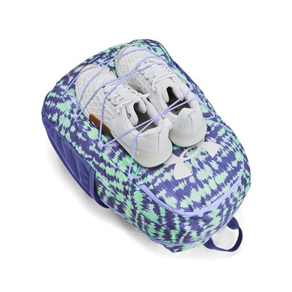 Under Armour Hustle Sport Backpack - color: (350) Matrix Green / Starlight / White