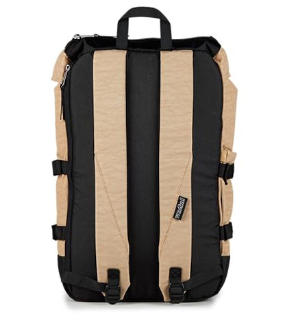 JanSport Skip Pack Backpack – 28L Capacity, Fits 13.5" Laptop, Large Main Compartment, Side Water Bottle Pocket – Ideal for Work & Travel, Travertine - color: Travertine