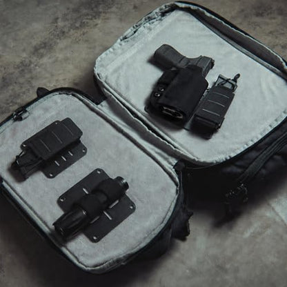 DEERCO Molle Hook and Loop Panel Insert-Tactical Bag Organizer Insert for Kydex Holster,Mag Carrier,Knife sheaths,Flashlight,Tourniquet and More - size: Medium