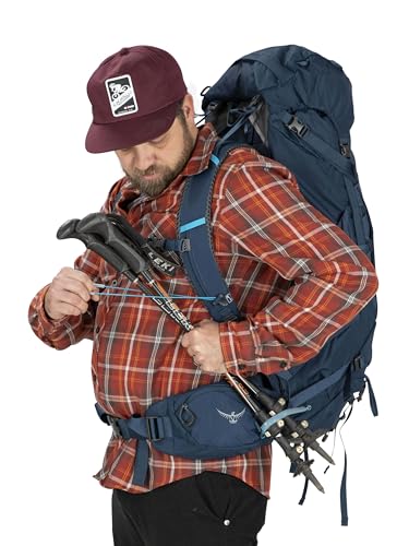 Osprey Kestrel 38L Men's Backpacking Backpack, Bonsai Green, S/M - color: Bonsai Green, size: Small-Medium