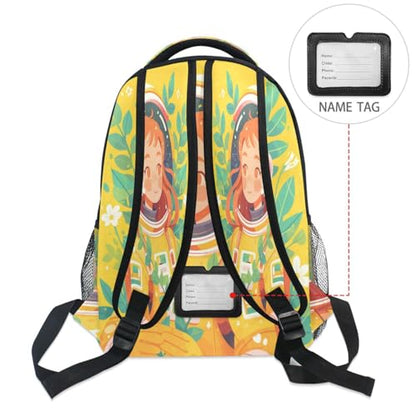 Cute Backpack for Men and Women Fashion Personal Backpack with Chest Strap for Travel Trip Squash (summer) Style - color: Multicolor06