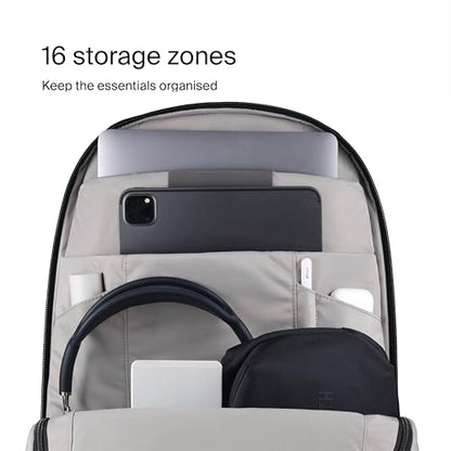 Urth Arkose 20L Modular Backpack + 3.7L Camera Insert - Water Resistant, Anti-Theft, Recycled Bag for DSLR/SLR/Mirrorless, 13-16 Inch Laptop in Black - color: Black