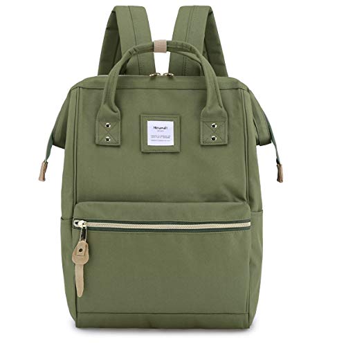 Himawari Laptop Backpack for Women&Men,Wide Open Large USB Charging Port 15.6 Inch Laptop Doctor College Work Bag (9001-ArmyGreen） - color: 9001-jl