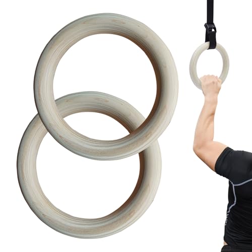 Calisthenics Rings - Gymnastics Grips | Full Body Workout Rings,for Home Gym Fitness Exercise Playground Indoor Outdoor