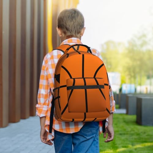 Basketball Laptop Backpacks With Smooth Zippers,Ergonomic Shoulder Straps,16.5â€ Travel Backpack For Adult