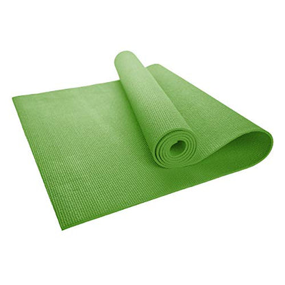 10-Pack Yoga Mat, 68" x 24" Non Slip Exercise Mat, 4mm Thick Gym Mat for Fitness and Stretching, Bulk Non Toxic Yoga Mats for Schools and Studios - color: Green