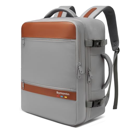 Smart Suitcase-style Laptop Backpack, 25L / 35L Practical Travel Bag for Work, Leisure & Flight, Luggage-Style Commuter Pack (Gray, 25L) - color: Gray, size: L (7x11x16.8")