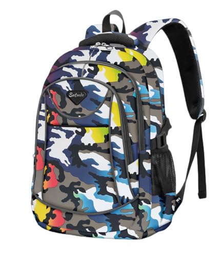 Casual Lightweight Backpacks for Boys & Girls, School Bookbags, 15 "Laptop Backpack, Travel Bag - color: 211mchua