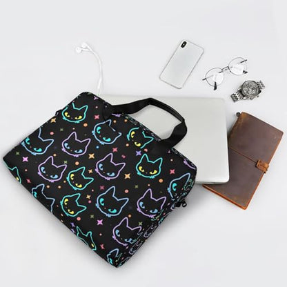 JIPONI Laptop Bag For Women Men, 15.6 16 IN Tote Work bags, Briefcase Messenger Computer Case 01 - color: Multi 1
