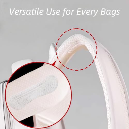 2 Pack Non-Slip Backpack Strap Keeper for Shoulder Straps for Bags, Anti-Slip Shoulder Pad for Bag Strap, Comfortable Bag Strap Pad for Purse Strap, Backpack, and Tote Handles