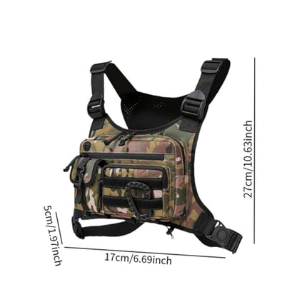 Menolana Chest Rig Bag Practical Running Chest Pack for Camping Sports Cycling Climbing