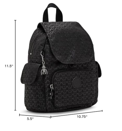 Kipling Women's City Pack Mini Backpack, Lightweight Versatile Daypack, Bag - color: Signature Embossed, size: Mini