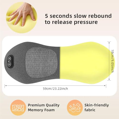 3 in 1 Lower Back Massager - Smooth Triple Fusion Back Massager with Heat,Vibration Massager & Airbag Traction Spine Massager for Lower Back Pain Relief,Deep Tissue Relaxation FSA Eligible HSA