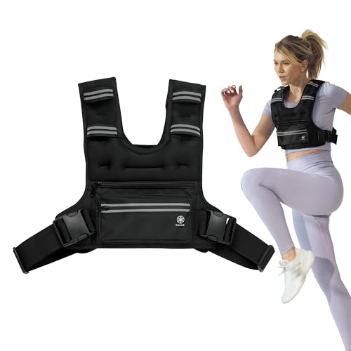 Gaiam Weighted Vest for Women and Men, Adjustable Weighted Workout Vest for Walking, Running, Strength Training - size: PrecisionFit