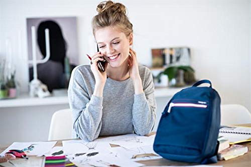 Hedgren VOGUE SMALL Backpack – Rear Zip Main Access, Padded Tablet Pocket, RFID-Blocking Security, Adjustable Straps & Water-Repellent Nylon - 5.86 L (Black) - color: Black