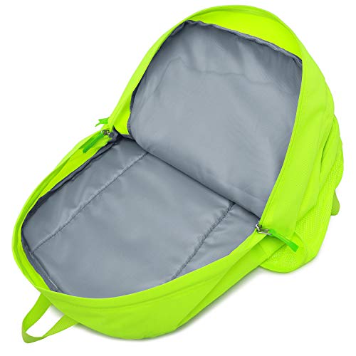 abshoo Classical Basic Womens Travel Backpack For College Men Water Resistant Bookbag (GreenYellow) - color: Greenyellow, size: 16.5 Inc