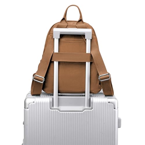 Mini Backpack Purse for Women, Stylish Daypack Shoulder Bag, Small Lightweight Daypack for Work Travle College (A- Coffee) - color: A- Coffee